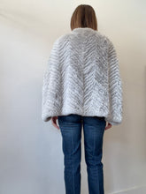 Load image into Gallery viewer, H Brand - Rabbit Fur Cape - Grey - OS
