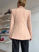 Load image into Gallery viewer, Alex Perry - Crepe Double Breasted Blazer - Nude - 10
