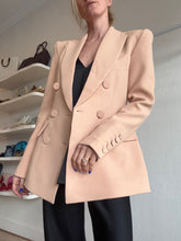 Load image into Gallery viewer, Alex Perry - Crepe Double Breasted Blazer - Nude - 10
