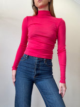 Load image into Gallery viewer, COS -  Fine Wool Turtleneck Jumper - Hot Pink- S
