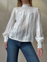 Load image into Gallery viewer, Frame - Lace Blouse - White - S
