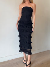 Load image into Gallery viewer, Zimmermann - Valiant Lace Frill Maxi Skirt - Black - 0 - RRP$750
