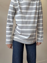 Load image into Gallery viewer, A.P.C - LS Stripe Cotton Top - Ivory - L

