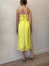 Load image into Gallery viewer, Zimmermann - Linen Halcyon Broderie Slip Midi Dress - Yellow - 0 -nwt RRP$995
