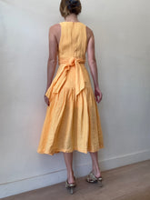 Load image into Gallery viewer, KitX - Becoming Twist Linen Midi Dress  - Mango - 8
