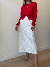 Load image into Gallery viewer, Scanlan Theodore - Lace Midi Skirt - White - 10
