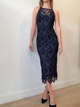 Load image into Gallery viewer, Manning Cartell - Lace Midi Dress - Navy/Black  - 6
