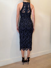 Load image into Gallery viewer, Manning Cartell - Lace Midi Dress - Navy/Black  - 6
