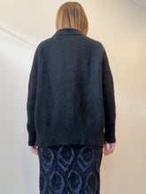 Load image into Gallery viewer, Jac &amp; Jack - Wool/Yak Blend Oversized Jumper - Black - S
