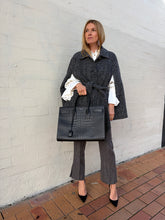 Load image into Gallery viewer, Khaite - Straight Leg Wool Pants - Check  Brown/Navy- 0
