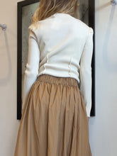 Load image into Gallery viewer, Victoria Beckham - Wool Blend LS Ribbed Jumper - Ivory - 3
