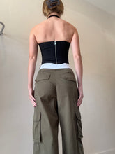 Load image into Gallery viewer, Henne - Kiara Bustier top w mesh   - Black - 6 nwt RRP$189
