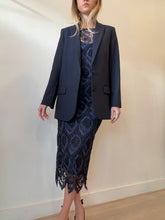 Load image into Gallery viewer, Zadig &amp; Voltaire - Embellished Skull Blazer - Navy - 36
