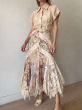 Load image into Gallery viewer, Zimmerman - Eden Spliced Maxi Skirt w Lace Trim- Pastel - 2
