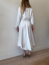 Load image into Gallery viewer, Watson x Watson - Linen Button Midi Dress - White - 8
