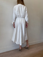 Load image into Gallery viewer, Watson x Watson - Linen Button Midi Dress - White - 8
