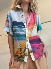 Load image into Gallery viewer, Zimmerman - SS Beach Print Shirt - Multi - 0

