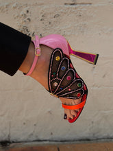 Load image into Gallery viewer, Kat Maconie - The Raya Jewelled Heels - Pink - 38
