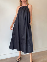 Load image into Gallery viewer, Anine Bing - Thin Strap Apron Style Midi Dress - Black - M - bnwt
