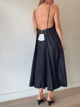 Load image into Gallery viewer, Anine Bing - Thin Strap Apron Style Midi Dress - Black - M - bnwt
