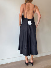Load image into Gallery viewer, Anine Bing - Thin Strap Apron Style Midi Dress - Black - M - bnwt

