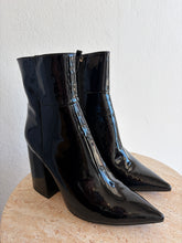 Load image into Gallery viewer, Alias Mae - Ahara Ankle Boots - BlackPatent  - 40
