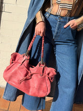 Load image into Gallery viewer, Balenciaga - Vintage Slouch Leather Hobo Shoulder Bag - Rose - M - As Is
