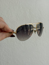 Load image into Gallery viewer, Chrome Hearts - Stain Aviator Metal Rim Sunglasses - Plum/Gold  -
