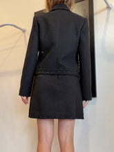 Load image into Gallery viewer, Rebecca Vallance - Tweed Blazer  w pocket - Black - 10
