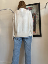 Load image into Gallery viewer, David Lawrence - High Neck Tie Up Jumper - Ivory - L
