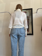Load image into Gallery viewer, Camilla - High Neck Jumper - Ivory w Sparkles - L
