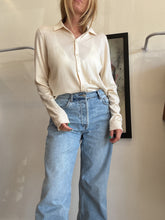 Load image into Gallery viewer, Theory - Button Up Silk Cashmere Jumper - Ivory - L - RRP$820
