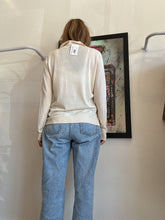 Load image into Gallery viewer, Theory - Button Up Silk Cashmere Jumper - Ivory - L - RRP$820
