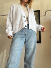 Load image into Gallery viewer, Camilla and Marc - Janis Crop Cardigan - White - L - bnwt -RRP$300
