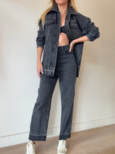 Load image into Gallery viewer, Shona Joy - Button Fly Jeans - Charcoal Wash - 8
