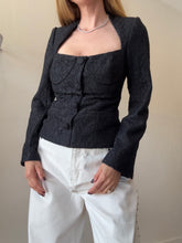 Load image into Gallery viewer, Cami NYC - Samira Lace Blazer Top - Black - US4 - BNWT $790
