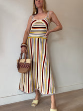 Load image into Gallery viewer, Zimmermann - Vitali Multi Knit Midi Dress - Multi on ivory stripe- 0
