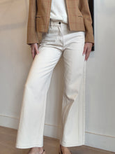 Load image into Gallery viewer, Morrison - Wide Leg Jeans - Cream - 0
