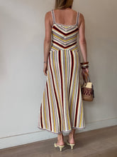 Load image into Gallery viewer, Zimmermann - Vitali Multi Knit Midi Dress - Multi on ivory stripe- 0
