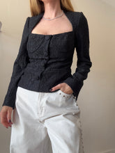 Load image into Gallery viewer, Cami NYC - Samira Lace Blazer Top - Black - US4 - BNWT $790
