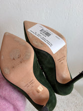 Load image into Gallery viewer, Scanlan Theodore - Lace Up Pointed Toe Suede Pump - Green - 36 - RRP$650
