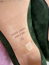 Load image into Gallery viewer, Scanlan Theodore - Lace Up Pointed Toe Suede Pump - Green - 36 - RRP$650
