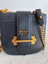 Load image into Gallery viewer, Prada - Cahier Curved Crossbody Bag - Black - S
