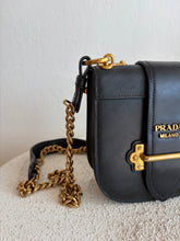 Load image into Gallery viewer, Prada - Cahier Curved Crossbody Bag - Black - S
