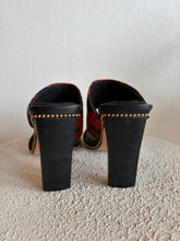 Load image into Gallery viewer, Camilla - Fabric Floral Heels - Red - 42
