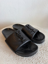 Load image into Gallery viewer, YSL - Joan Logo Slides - Matte Black - 36.5
