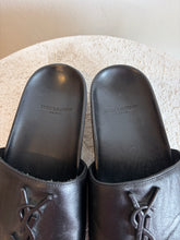 Load image into Gallery viewer, YSL - Joan Logo Slides - Matte Black - 36.5
