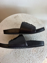 Load image into Gallery viewer, YSL - Joan Logo Slides - Matte Black - 36.5
