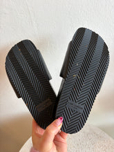 Load image into Gallery viewer, YSL - Joan Logo Slides - Matte Black - 36.5
