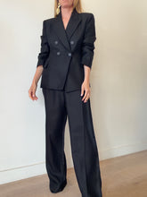 Load image into Gallery viewer, Carla Zampatti - Double Breasted Blazer - Black - 12
